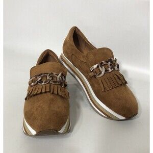 Women's Matisse Bess Sneakers 7 M  Saddle  Faux Suede Fringe NWOB